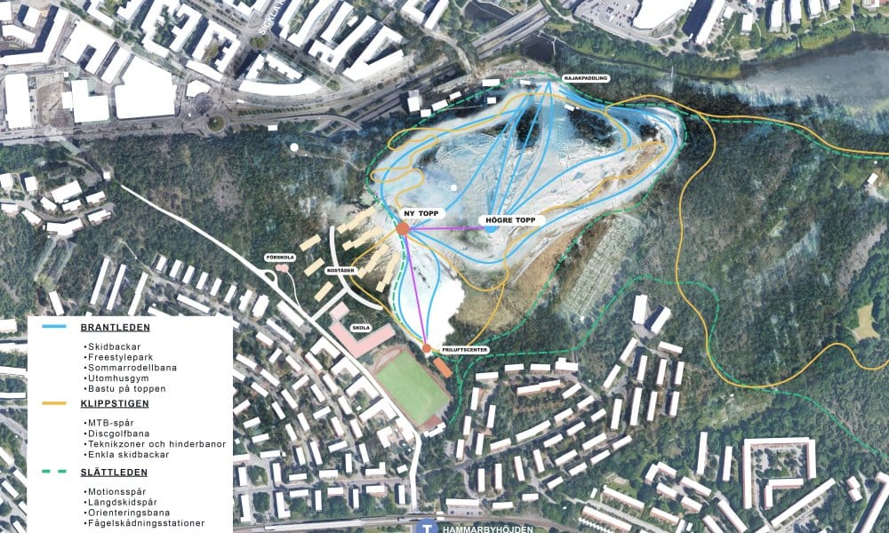 Map of new area