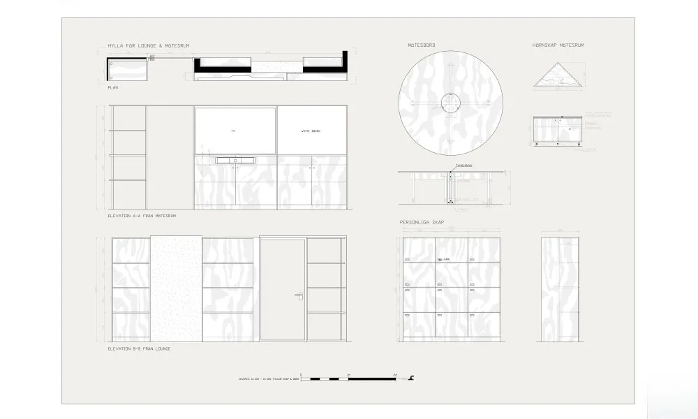 Interior elevations